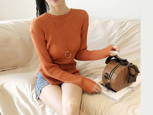 Tangerine-knit (2color)